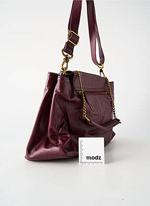 Sac fermeture zippée forme rectangulaire violet NAT & NIN femme