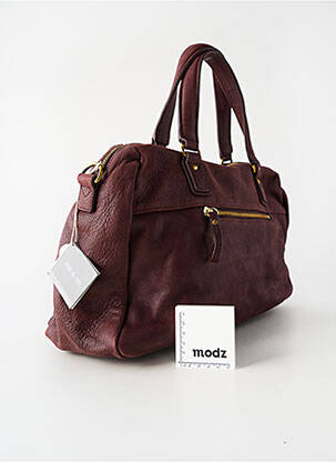 Sac fermeture zippée forme rectangulaire violet NAT & NIN femme