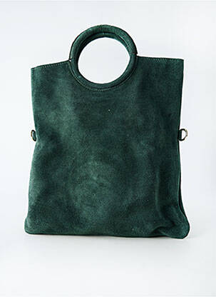 Sac type de porter main forme rectangulaire vert KACY femme