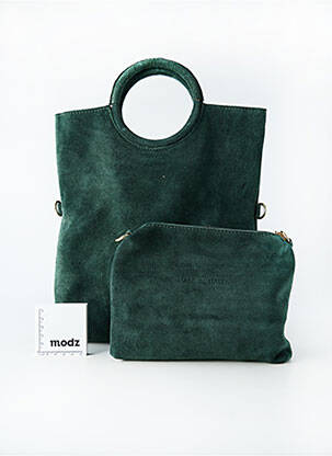 Sac type de porter main forme rectangulaire vert KACY femme