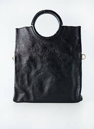 Sac bandoulière réglable forme rectangulaire noir KACY femme
