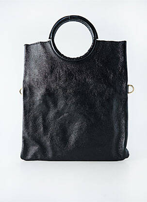 Sac bandoulière réglable forme rectangulaire noir KACY femme