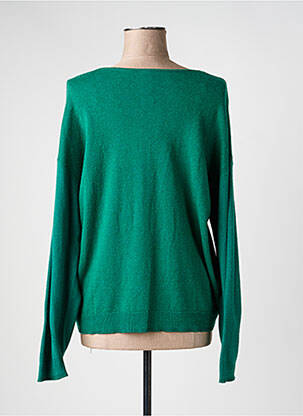 Pull col v manches longues vert DIANE LAURY femme