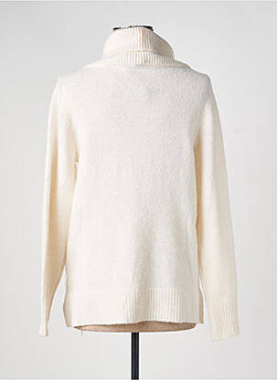 Pull coupe droite manches longues beige SCORZZO femme