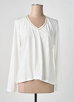 T-shirt manches longues manches longues blanc JULIE GUERLANDE femme
