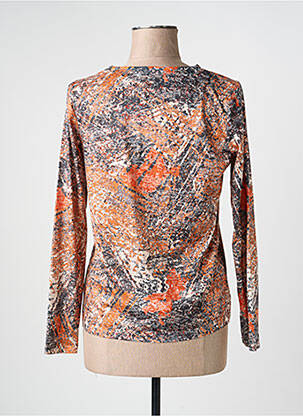 T-shirt manches longues manches longues orange DIANE LAURY femme