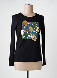 T-shirt manches longues manches longues noir JULIE GUERLANDE femme