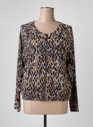 Veste casual col rond marron BETTY BARCLAY femme