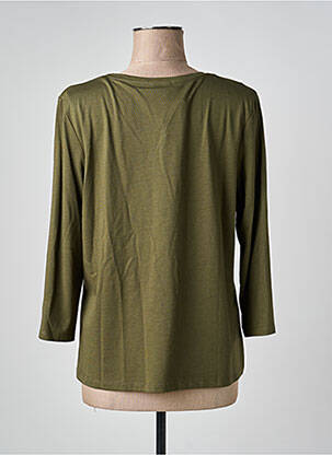 T-shirt manches 3/4 manches 3/4 vert JULIE GUERLANDE femme