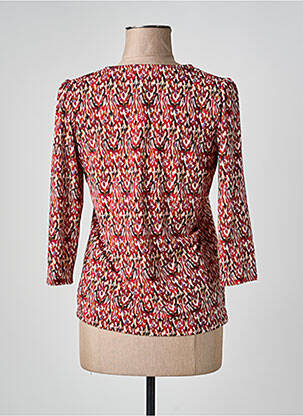 Top stretch manches 3/4 rouge JULIE GUERLANDE femme