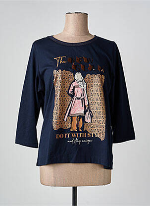 T-shirt manches longues manches longues bleu BETTY BARCLAY femme