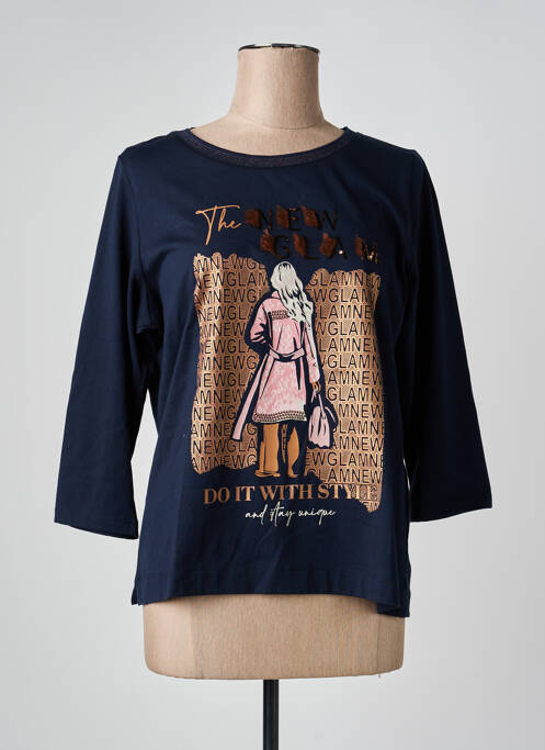 T-shirt manches longues manches longues bleu BETTY BARCLAY femme