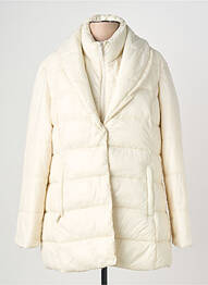 Doudoune manches longues sans capuche blanc SCORZZO femme