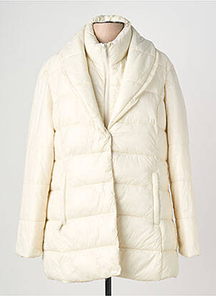 Doudoune manches longues sans capuche blanc SCORZZO femme