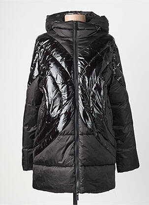 Doudoune poches a capuche noir SCORZZO femme
