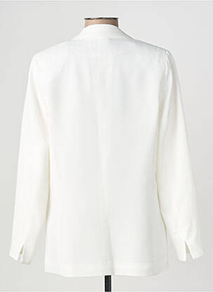 Blazer coupe cintrée blanc DEVERNOIS femme