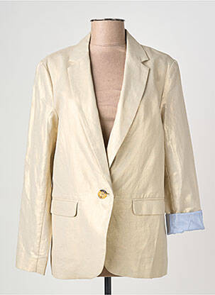 Blazer finition intérieure doublée or JULIE GUERLANDE femme