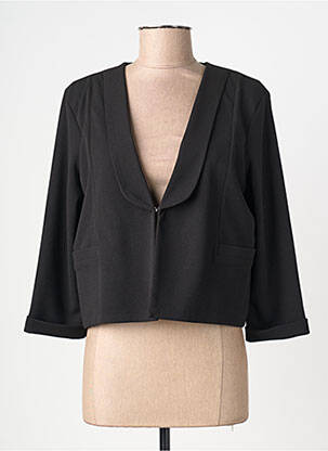 Veste casual coupe droite noir JULIE GUERLANDE femme