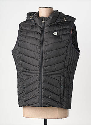 Doudoune capuche a capuche noir JULIE GUERLANDE femme