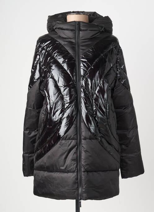 Doudoune poches a capuche noir SCORZZO femme
