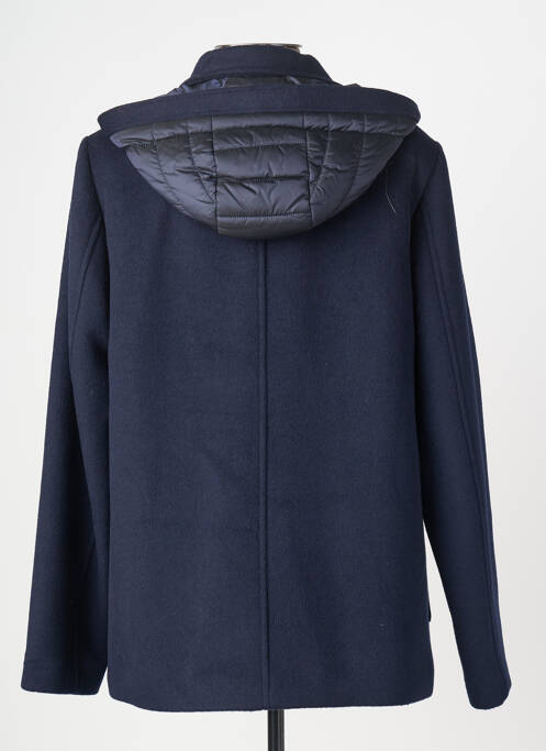 Manteau court capuche a capuche bleu BETTY BARCLAY femme