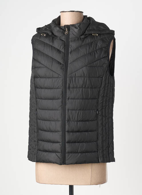 Doudoune capuche a capuche noir JULIE GUERLANDE femme