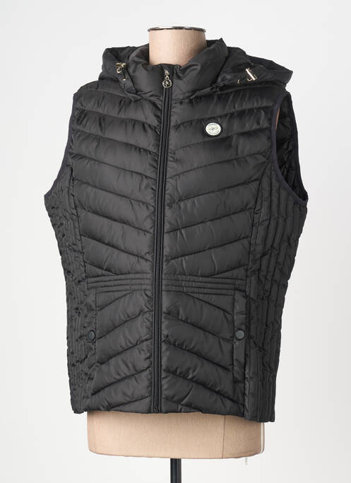 Doudoune capuche a capuche noir JULIE GUERLANDE femme