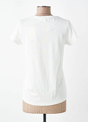T-shirt sérigraphie manches courtes beige C'EST BEAU LA VIE femme