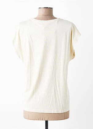 T-shirt imprimé fantaisie manches courtes beige JULIE GUERLANDE femme
