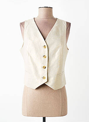 Gilet sans manche doublure or JULIE GUERLANDE femme