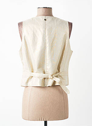 Gilet sans manche doublure or JULIE GUERLANDE femme