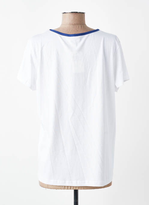 T-shirt sérigraphie manches courtes blanc C'EST BEAU LA VIE femme