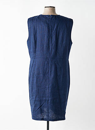 Robe mi-longue sans manche sans manche bleu JULIE GUERLANDE femme