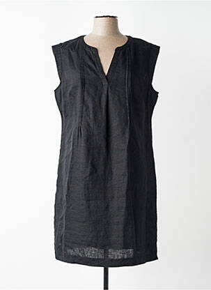 Robe mi-longue sans manche sans manche noir JULIE GUERLANDE femme