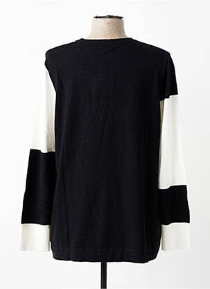 Pull stretch manches longues noir SCORZZO femme