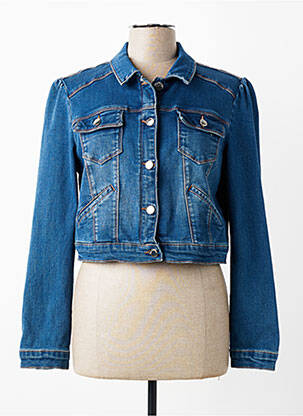 Veste casual poches bleu JULIE GUERLANDE femme