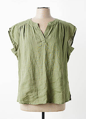 Top manches courtes manches courtes vert DEVERNOIS femme