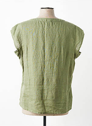 Top manches courtes manches courtes vert DEVERNOIS femme