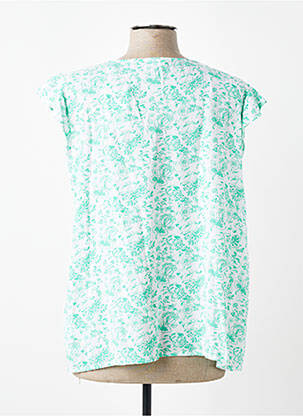 Top manches courtes manches courtes vert C'EST BEAU LA VIE femme