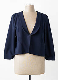 Veste casual coupe cintrée bleu JULIE GUERLANDE femme