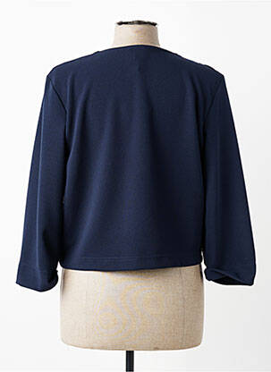 Veste casual coupe cintrée bleu JULIE GUERLANDE femme
