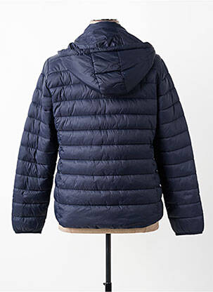 Doudoune manches longues a capuche bleu JULIE GUERLANDE femme