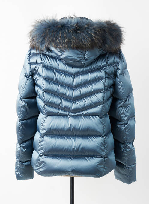 Doudoune poches a capuche bleu BETTY BARCLAY femme