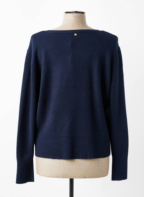 Gilet manches longues stretch bleu JULIE GUERLANDE femme
