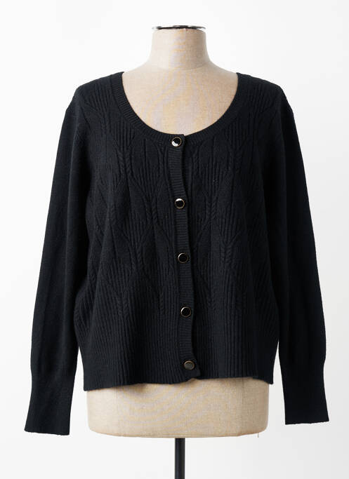 Gilet manches longues stretch noir JULIE GUERLANDE femme