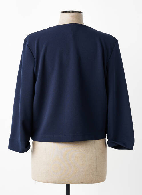 Veste casual coupe cintrée bleu JULIE GUERLANDE femme