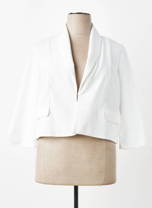 Blazer poches blanc JULIE GUERLANDE femme