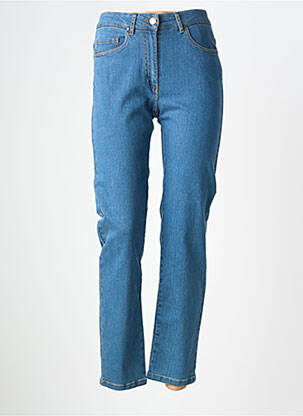 Jeans coupe slim stretch taille normale bleu DEVERNOIS femme