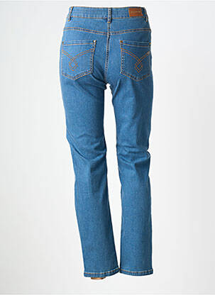 Jeans coupe slim stretch taille normale bleu DEVERNOIS femme