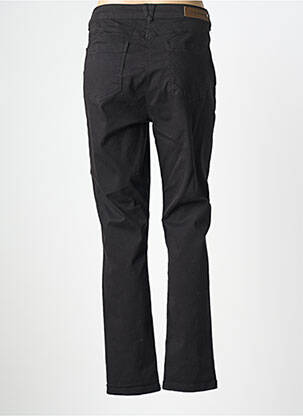 Pantalon slim stretch taille normale noir JULIE GUERLANDE femme